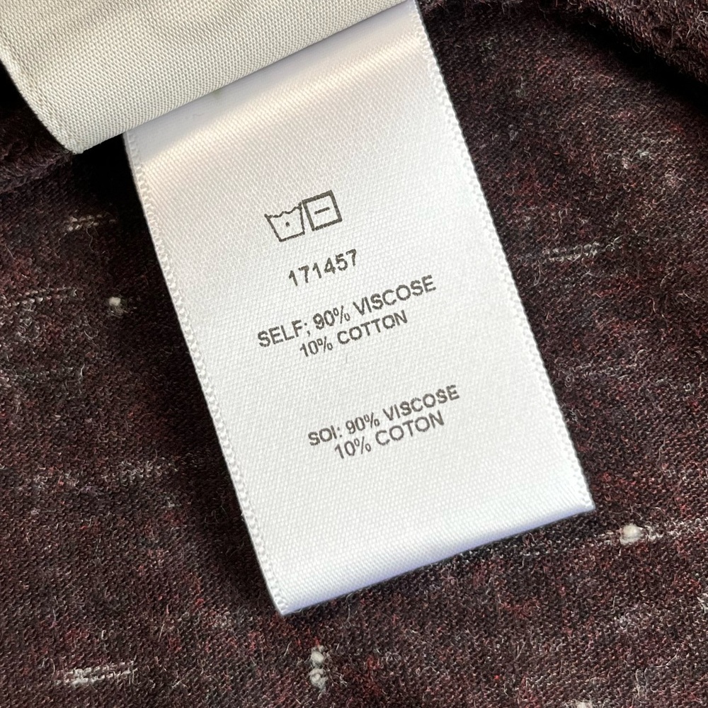 Anthropologie Brown Ruffle-Front Short Sleeve Top - Picture 7 of 7